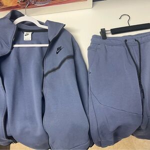 Nike Slate Blue Tracksuit Ensemble